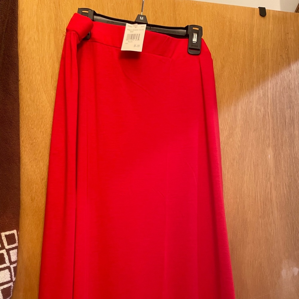 3x Red maxi skirt NWT